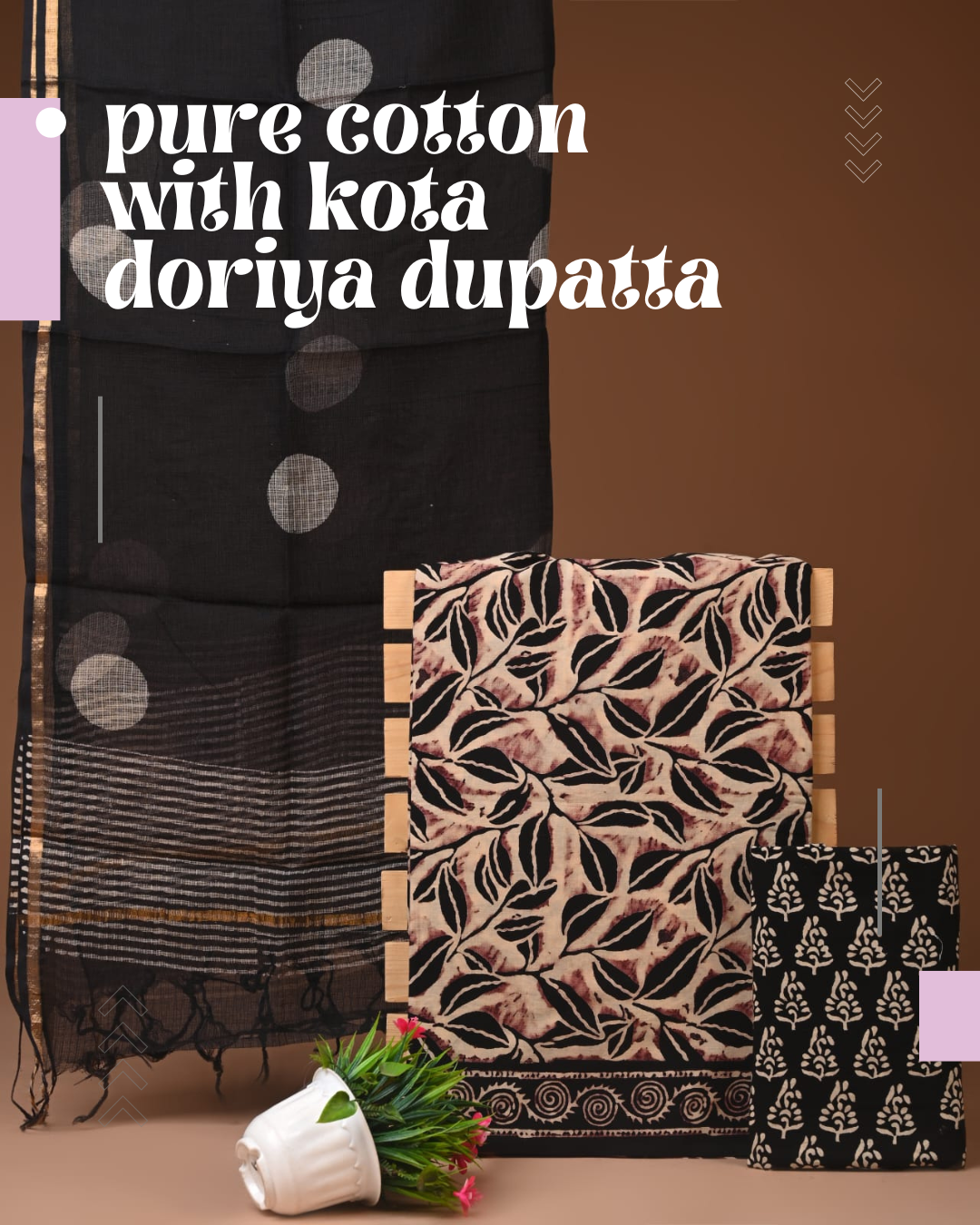Noor Kota – Premium Kota Doriya Dupatta Set
