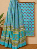 Traditional Pure Cotton Unstitched Dress Material For Ethnic Salwar Suit