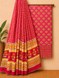 Premium Quality Pure Cotton Floral Print Dress Material For Women