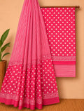 Pure Cotton Unstitched Dress Material Salwar Suit Set With Dupatta