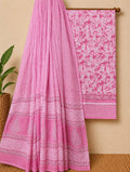Breathable Pure Cotton Summer Dress Material Set For Women Suits
