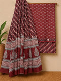 Premium Quality Pure Cotton Floral Print Dress Material For Women