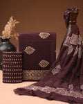 🍃 Soothing Vibe: Cooling Summer Cotton Suit with Vibrant Chiffon Dupatta 🍃