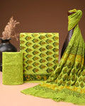 🌿 Timeless Elegance: Pure South Cotton Suit Set with Printed Chiffon Dupatta 🌿