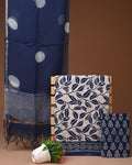 Timeless Elegance: Pure Cotton Unstitched Suit With Kota Dupatta